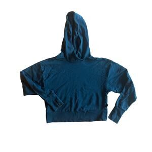 Joy Lab Vintage Wash Deep Blue Hoodie Hooded Sweatshirt xs